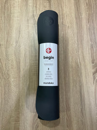 Manduka Begin yoga mat 5mm steel grey at Yoga Republik authorized reseller Canggu Bali