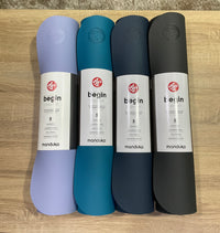 Manduka Begin yoga mat 5mm bondi blue at Yoga Republik authorized reseller Canggu Bali