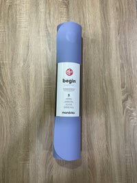 Manduka Begin yoga mat 5mm lavender fig at Yoga Republik authorized reseller Bali