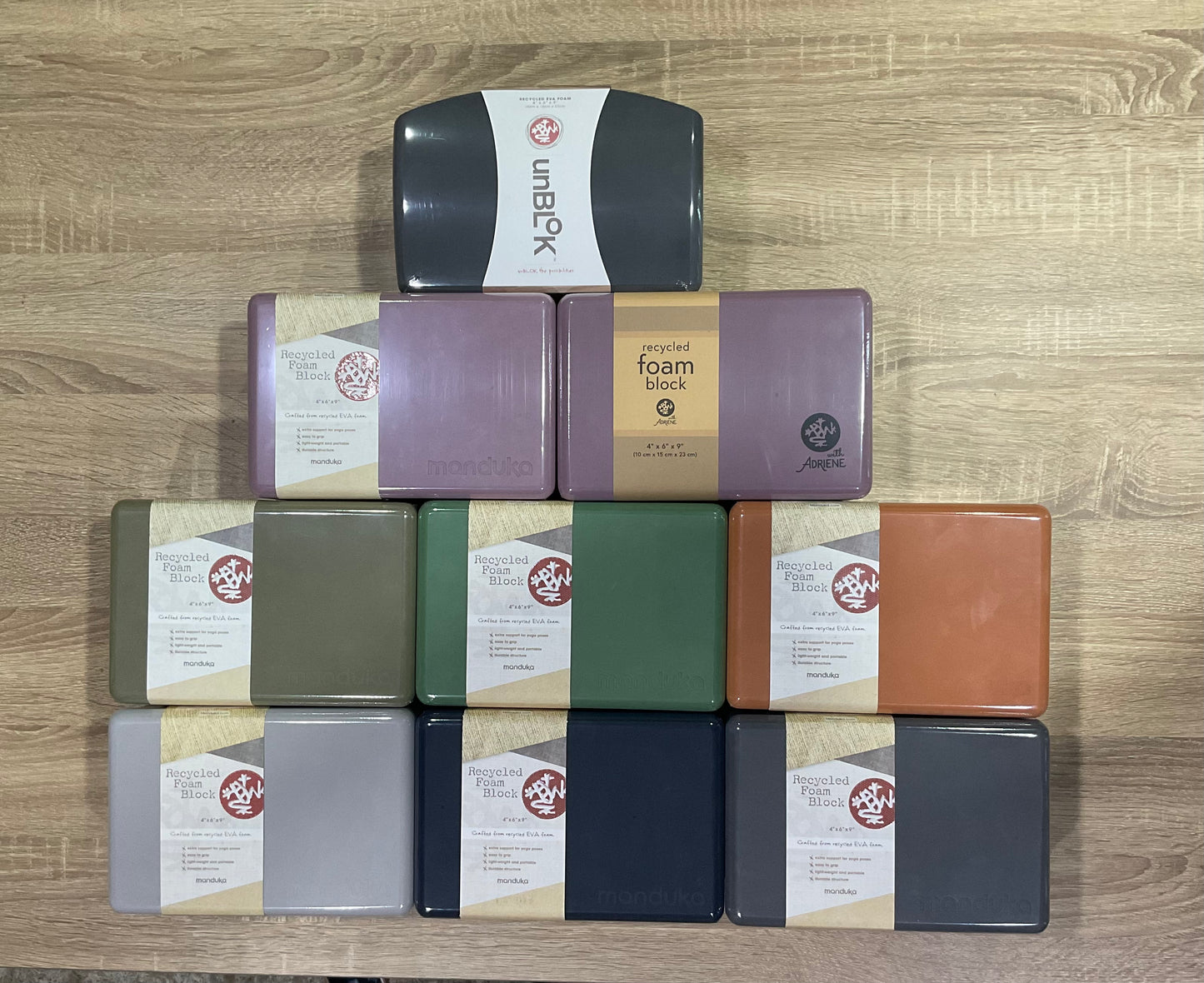 Manduka UnBlok Recycled Foam Yoga Block - Thunder