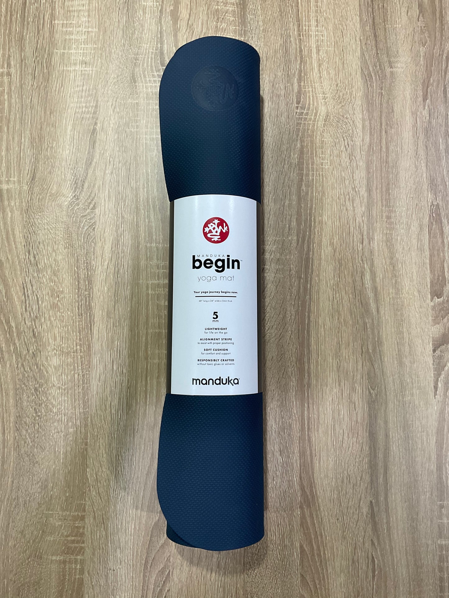 Manduka Begin Yoga Mat 5mm - Navy