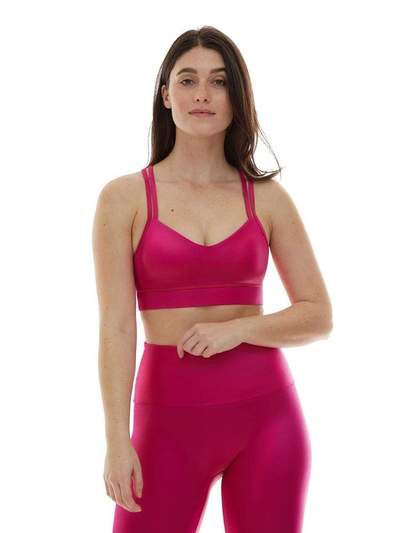 Bra Criss Cross Poles K-Deer XS - Raspberry 