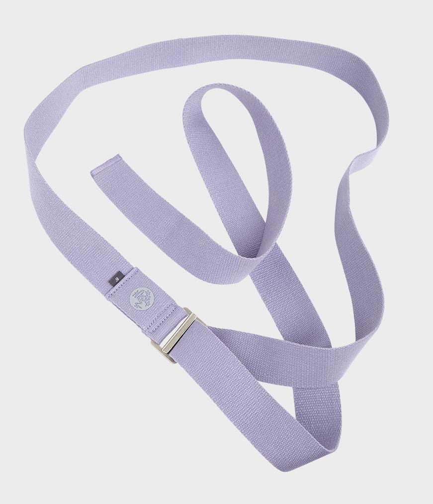 Manduka ALIGN yoga strap lavender at Yoga Republik authorized reseller Canggu Bali