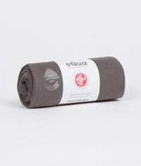 Manduka eQua hand yoga towel thunder grey at Yoga Republik authorized reseller Bali