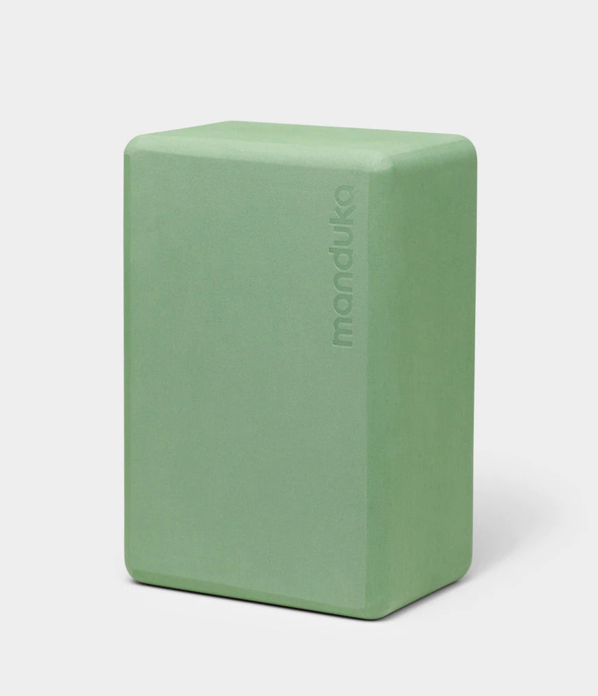 Manduka Recycled Foam Yoga Block - Leaf Green