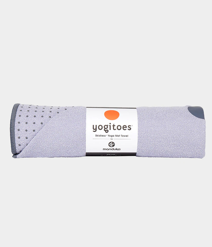 Manduka Yogitoes yoga mat towel lavender at Yoga Republik authorized reseller Canggu Bali