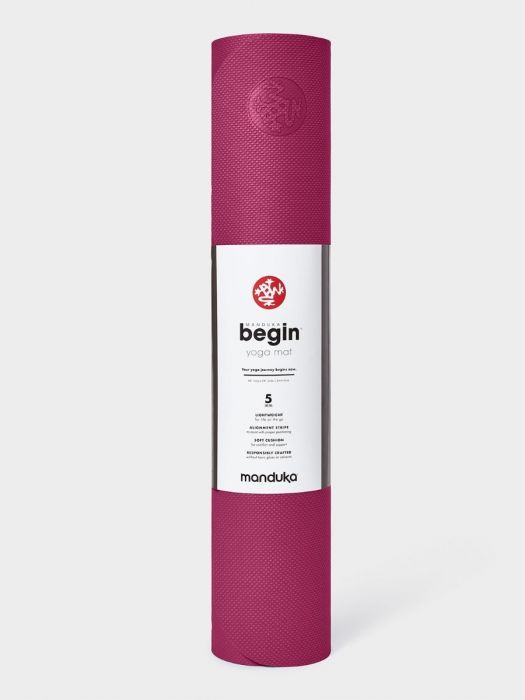 Manduka Begin® Yoga Mat 5mm - Dark Pink