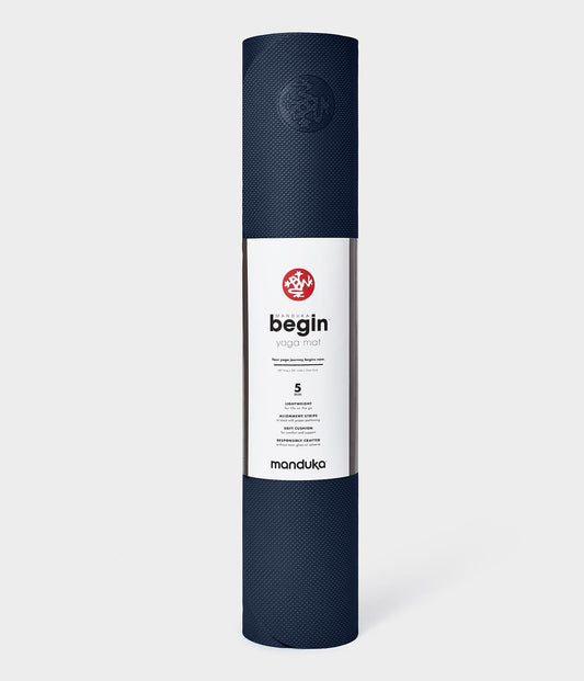 Manduka Begin Yoga Mat 5mm - Navy