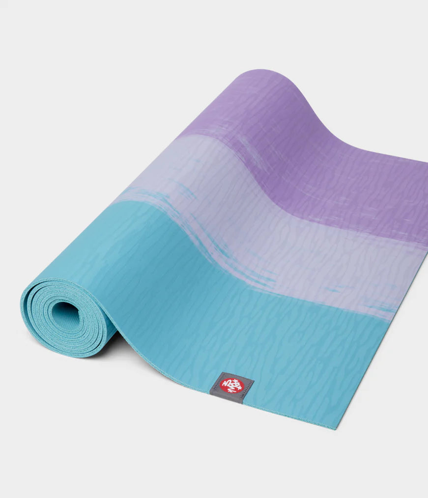 Manduka Eko® Lite Yoga Mat 4mm - Aqua Stripe