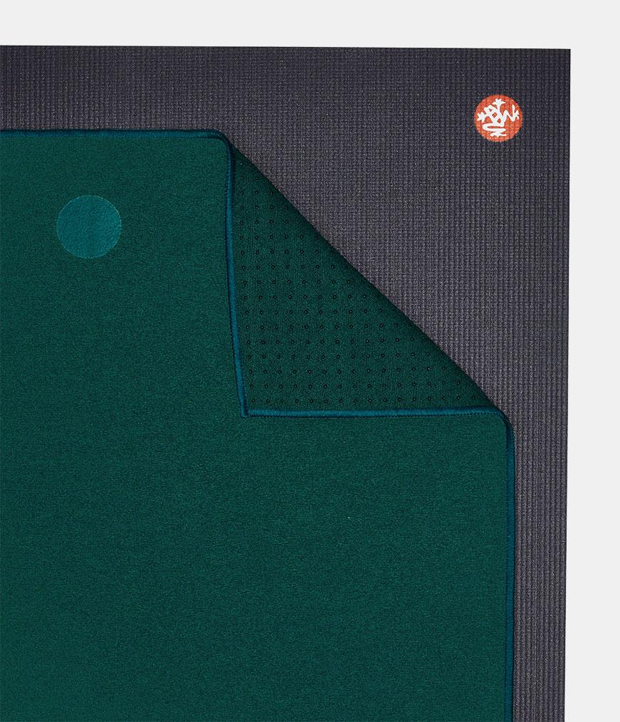 Manduka Yogitoes yoga mat towel deep sea blue at Yoga Republik authorized reseller Bali