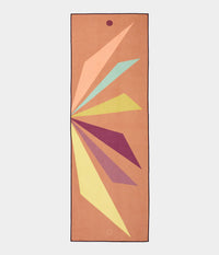 Manduka Yogitoes Repreve yoga mat towel Palm Punch at Yoga Republik authorized reseller Bali