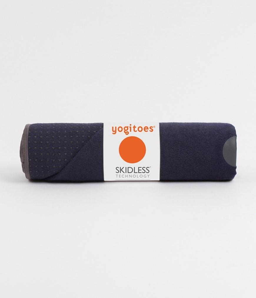 Handuk Matras Yoga Manduka Yogitoes® 79" - Tengah Malam (Biru)