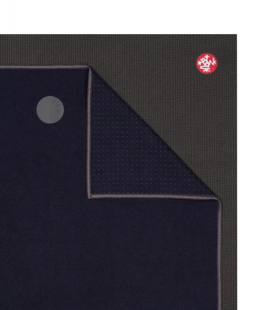 Handuk Matras Yoga Manduka Yogitoes® 71" - Tengah Malam (Biru)