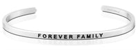 MantraBand Bracelet Silver - Forever Family