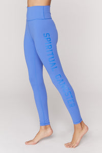 Spiritual Gangster SMALL Sg Varsity Essential High-Waist Legging - Bluebell
